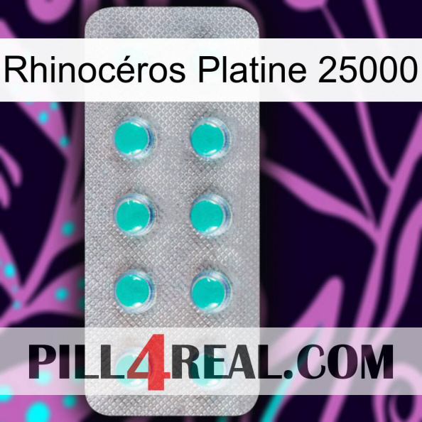 Rhinocéros Platine 25000 28